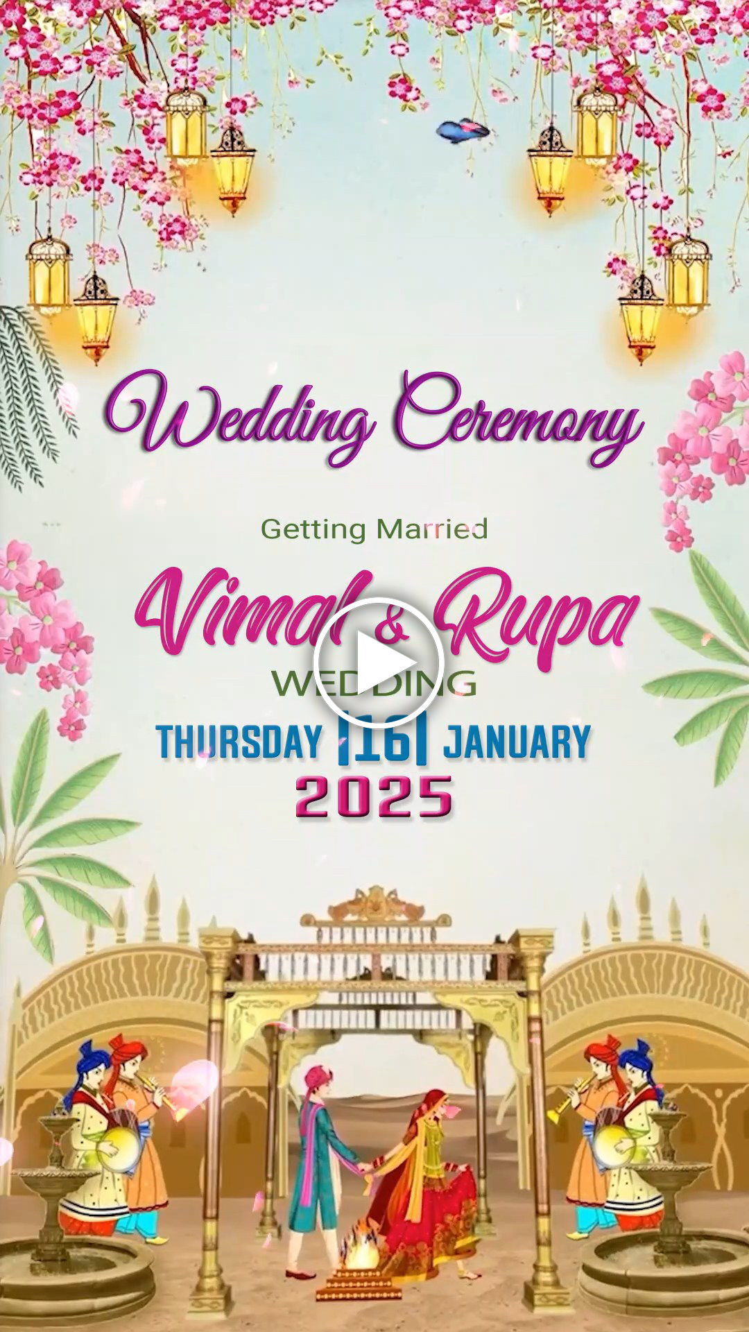 EBI-052 Wedding Invitation