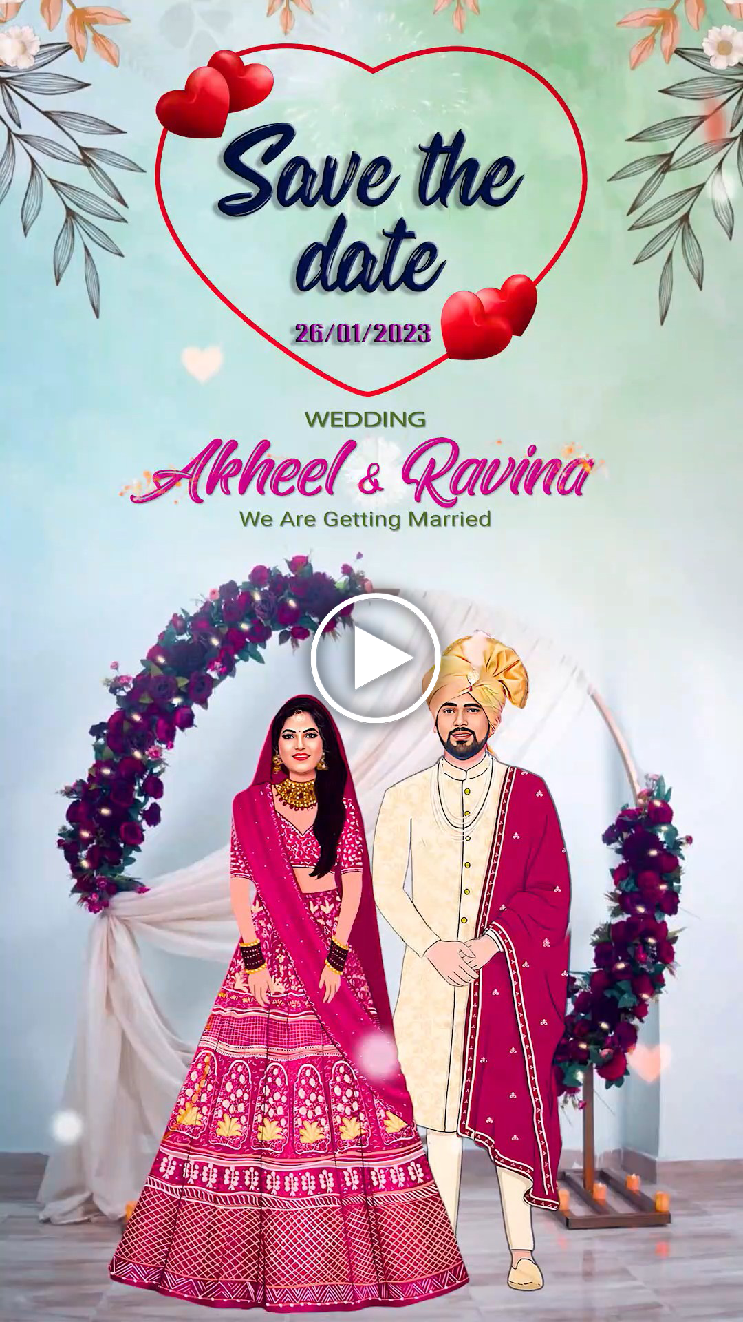 EBI-063 Wedding Invitation